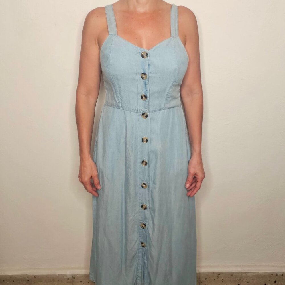 Blue Midi Dress